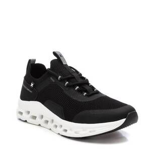 NEW XTI men's waffle sole casual athletic sneakers in black
